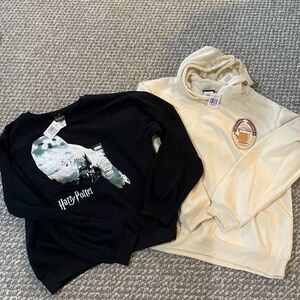 Warner Bros. Set of 2 Harry Potter Sweatshirts NWT